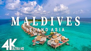 FLYING OVER MALDIVES (4K UHD)- Relaxing Music Along With Beautiful Nature Videos - 4K Video Ultra HD