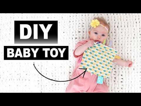 DIY Baby Crinkle Paper Toy Blanket (Quick & Easy) | Jenelle Nicole