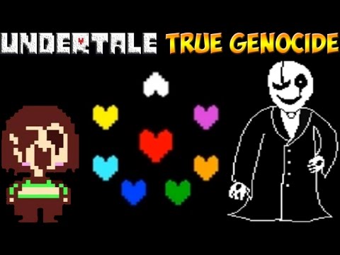 Видео: Undertale - True Genocide | Chara и непобедимый W. D. Gaster