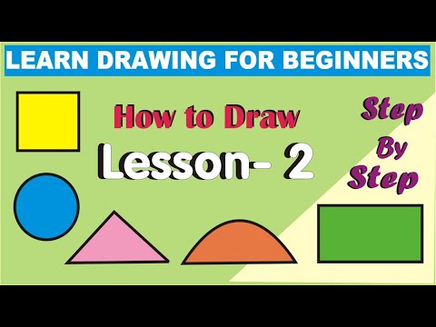 Shape drawing pictures step by step//How to draw beginners//Drawing ...