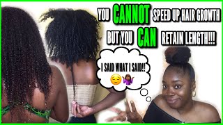 You CANNOT Speed Up Your Hair Growth|Retaining Length|Natural Hair 2020