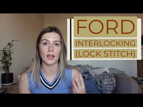 Ford interlocking suture pattern - YouTube