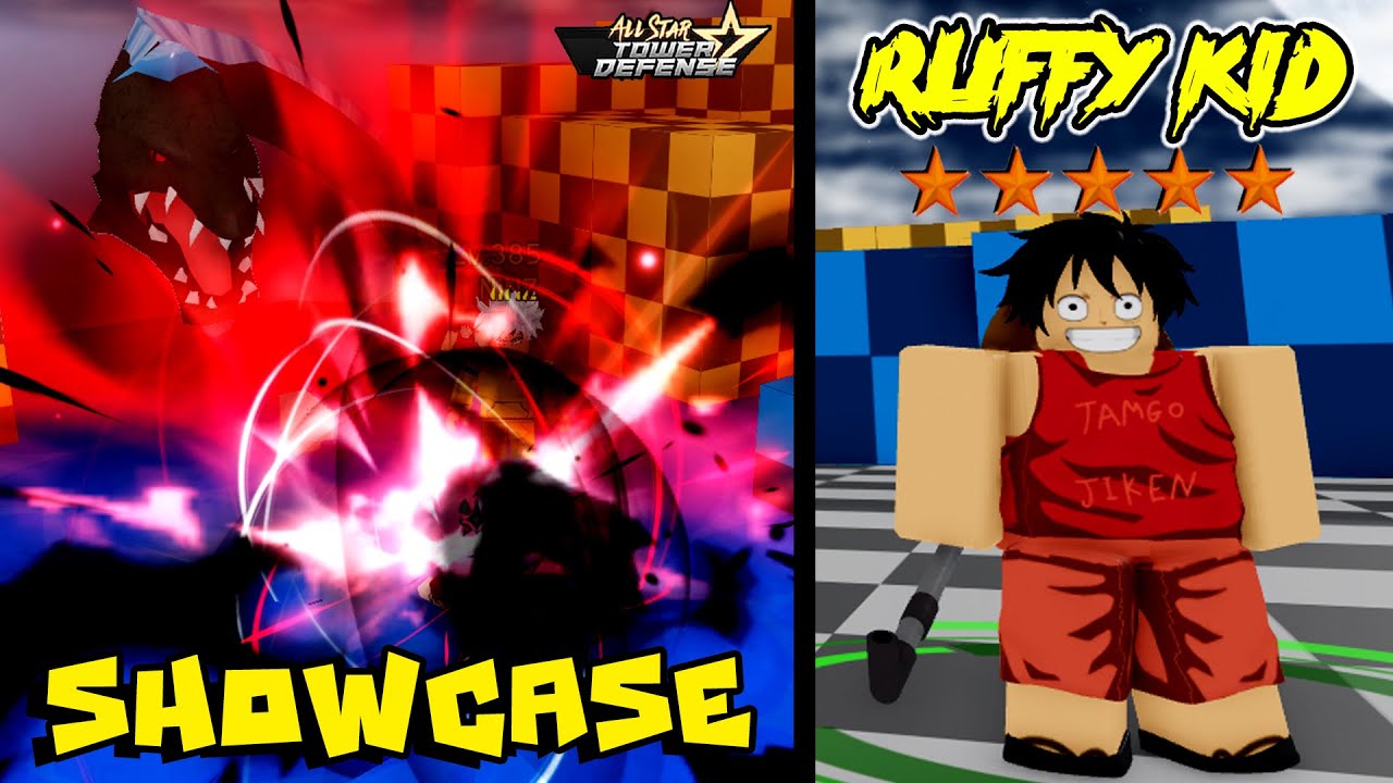 How to get and upgrade Luffy Kid in All Star Tower Defense