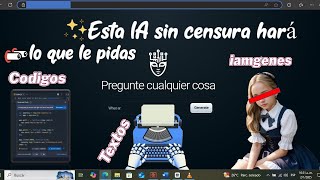 No uses Esta IA sin CENSURA Inteligencia ART capaz de generar cualquier imagen c