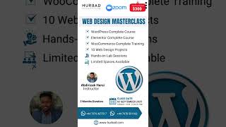 Web Design Masterclass #zoom #class #hurbad #ewaxbarasho #wordpress #elementor #afsomali
