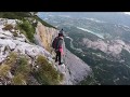 Aly Demayo first jump off a 4,200ft cliff