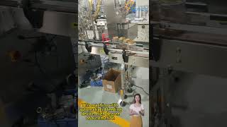 Automatic Granule Linear Filling &amp; Double Head Screw Capping Machine for Pet Dry Food Jars #Shorts