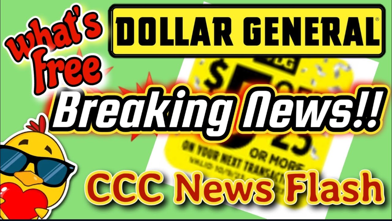 Dollar General Bonus week💥💥what's free YouTube