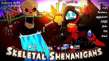 "SKELETAL SHENANIGANS" [MYTHIC EVENT MEDIUM DEMON] by YoReid & Airz 100% -- All Coins --