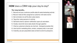 BEAM Webinar - “How to have Effective Marketing to Sales Processes using a CRM”