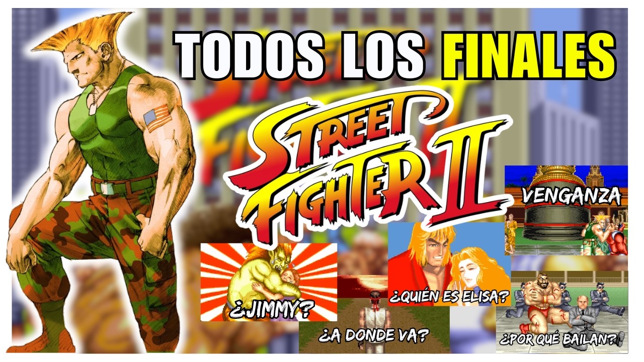 ¿Viste todos? 🥊 Explicamos CADA final de Street Fighter 2
