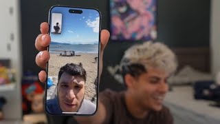 Stableronaldo calls Train while he's chilling at the beach