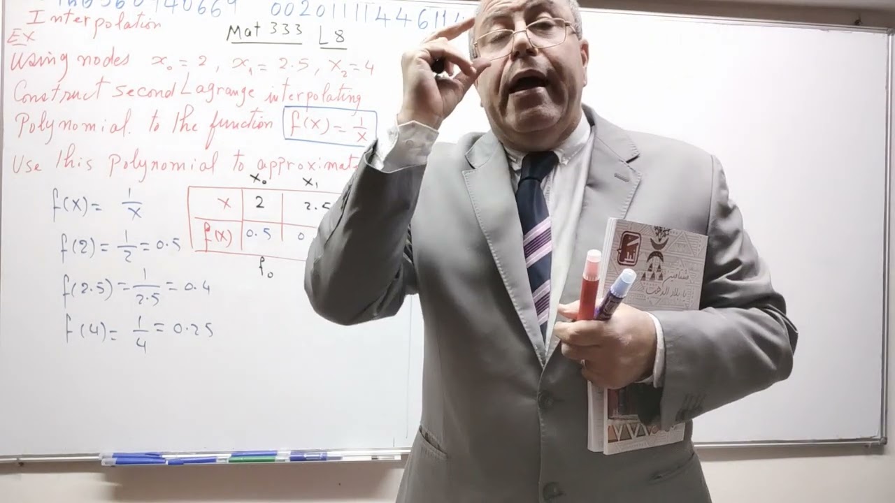 mat333, Numerical analysis, Lagrange interpolation polynomial 1