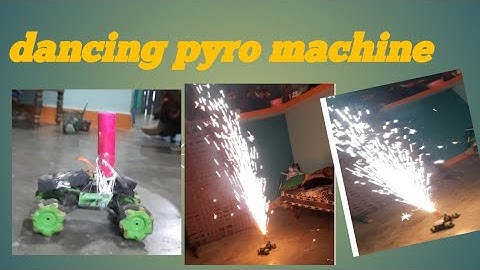 dancing pyro machine | dancing fireworks | how to make dancing pyro machine | cold pyro machine