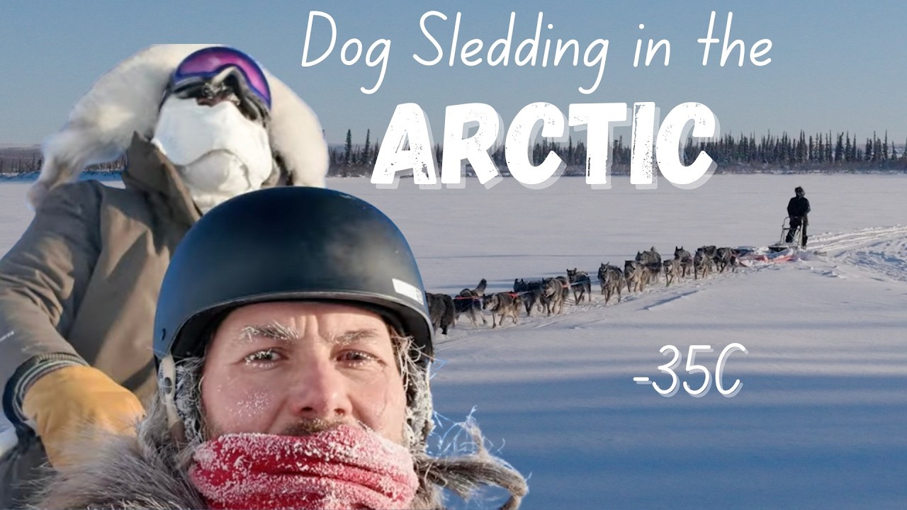Harsh Conditions and Freezing Cold! Dog Sledding at Okpik Village.