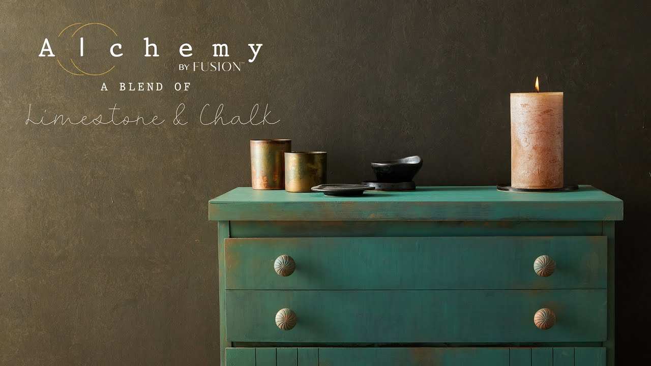 Verdigris Patina Dresser Makeover with Alchemy by Fusion | Juniper & Copper Finish