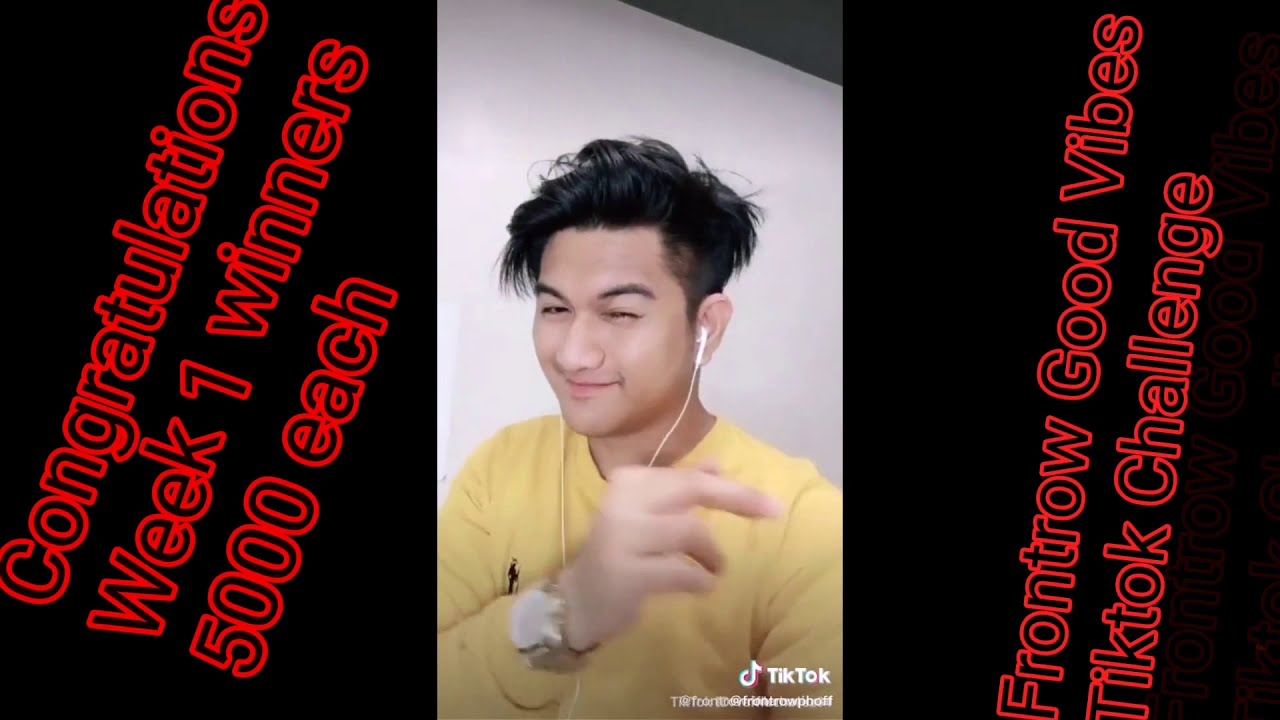 Frontrow Good Vibes Tiktok challenge / week 1 winners