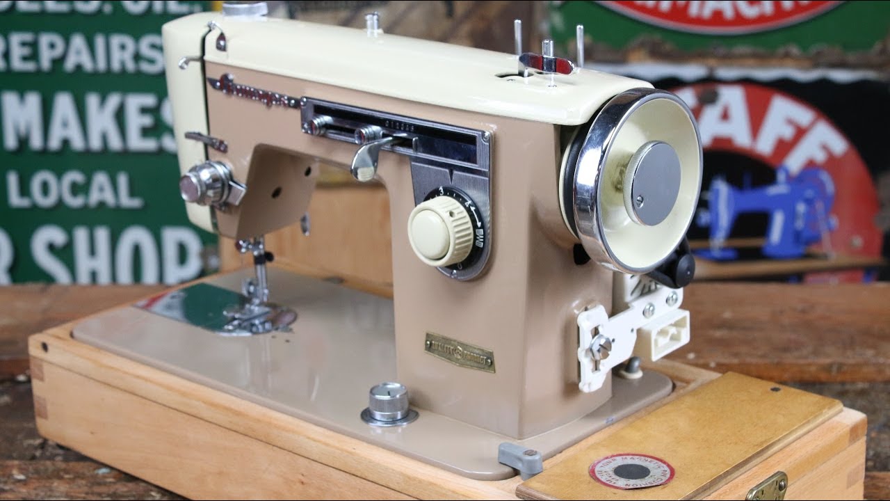 Gamages Sewing Machine by Brother Demonstration Video - YouTube