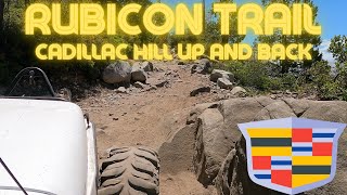The Rubicon Trail from Rubicon Springs to Cadillac Hill up and back down on board a Jeep YJ!