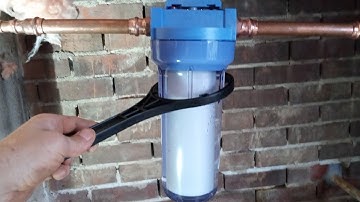 Culligan whole house filtration system installation process