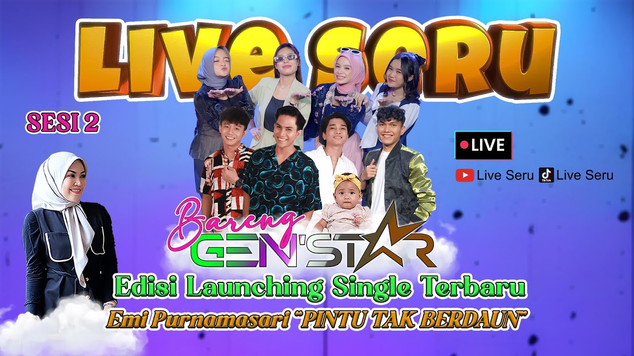 🔴 LIVE SERU SPESIAL LAUNCHING SINGLE EMI PURNAMASARI 