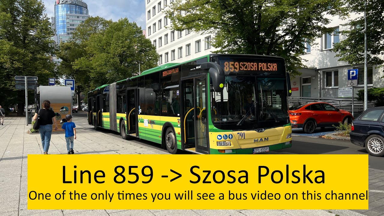 Szczecin Line 859 - Szosa Polska - YouTube