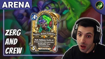 Blending Crewmates & Zerg To Perfection | 12 Win Demon Hunter Hearthstone Arena Underground