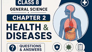 Class 8 General Science Chapter 2 | Health and Diseases |Question Answers |Swadhya | English/Marathi