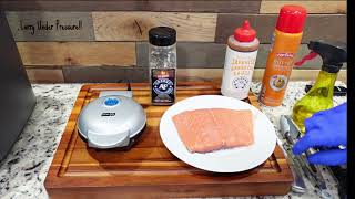 Dash Mini Griddle Fresh Salmon by Larry Under Pressure!! 65 views 2 days ago 8 minutes, 9 seconds