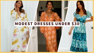 8 AFFORDABLE ONLINE STORES FOR MODEST CLOTHING UNDER $30 | LIST VIDEO