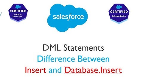 Difference insert and Database.insert