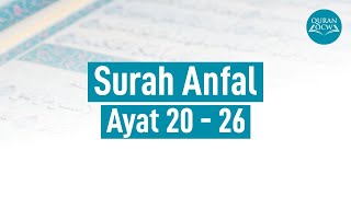 Surah Anfal ayat 20-26 Tafseer Urdu