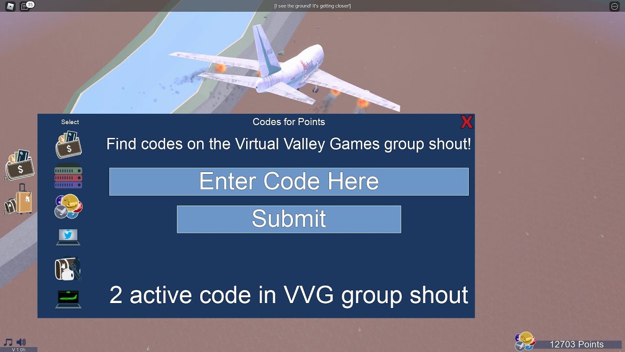 Roblox All Code Survive A Plane Crash Youtube - roblox plane crash part 1