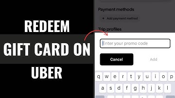 How to Use Uber Gift Cards | Redeem Gift Card on Uber