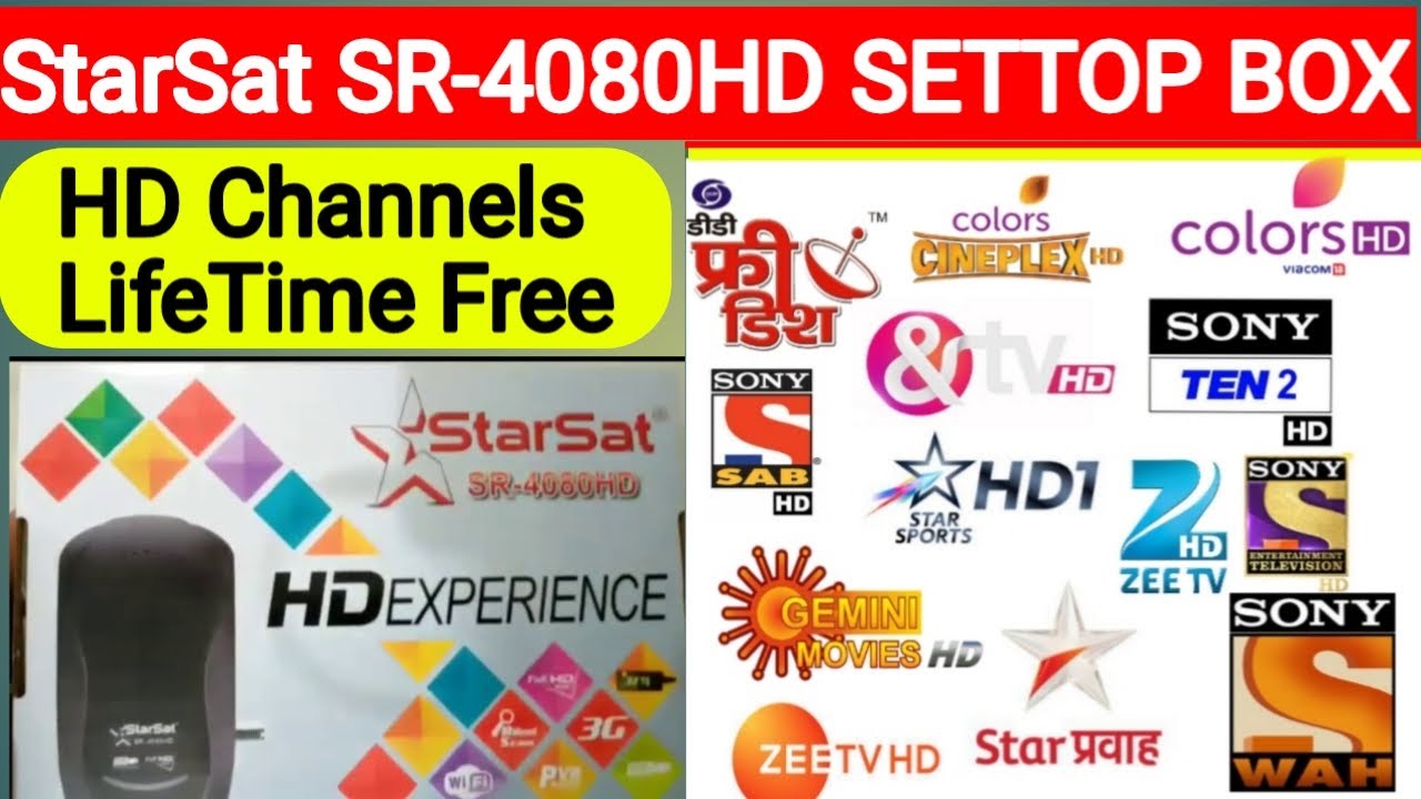 STARSAT SR-4080 SETTOP BOX FOR DD FREE DISH