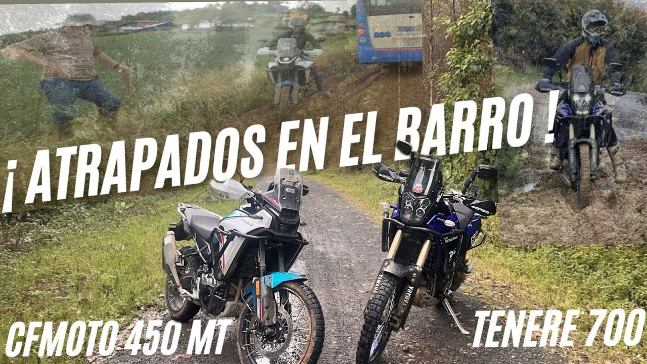 ¡La prueba se SALIÓ de CONTROL! Teneré 700 vs CFMOTO 450 MT