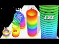 Slinky hop 3d  asmr gameplay level up slinky