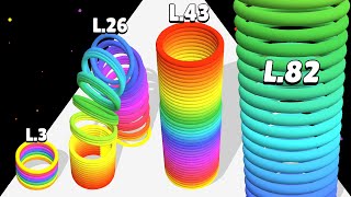 SLINKY HOP 3D  ASMR Gameplay (Level Up Slinky)