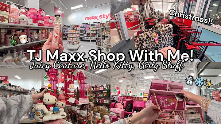 Christmas Girly Shop With Me Vlog!! ( Juicy Couture, Hello Kitty, Pajamas, etc)