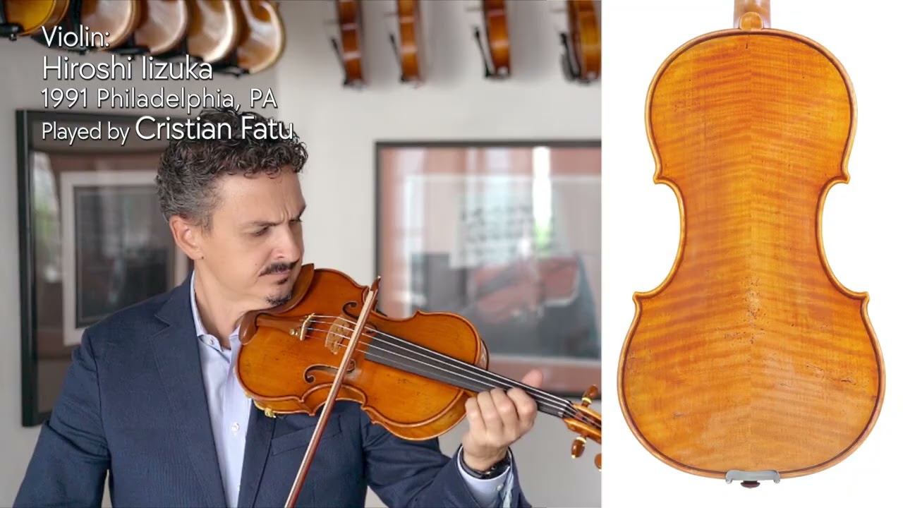 Hiroshi Iizuka violin, Philadelphia, 1991 | Metzler Violins
