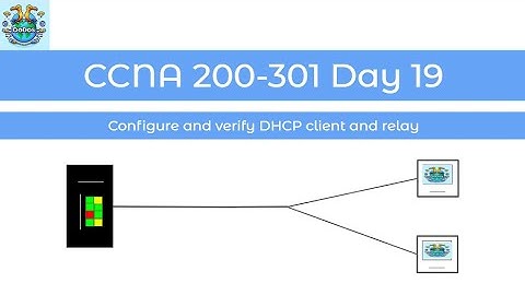 Free CCNA - Configure and verify DHCP client and relay - Day 19 - 30 Day CCNA Course Series
