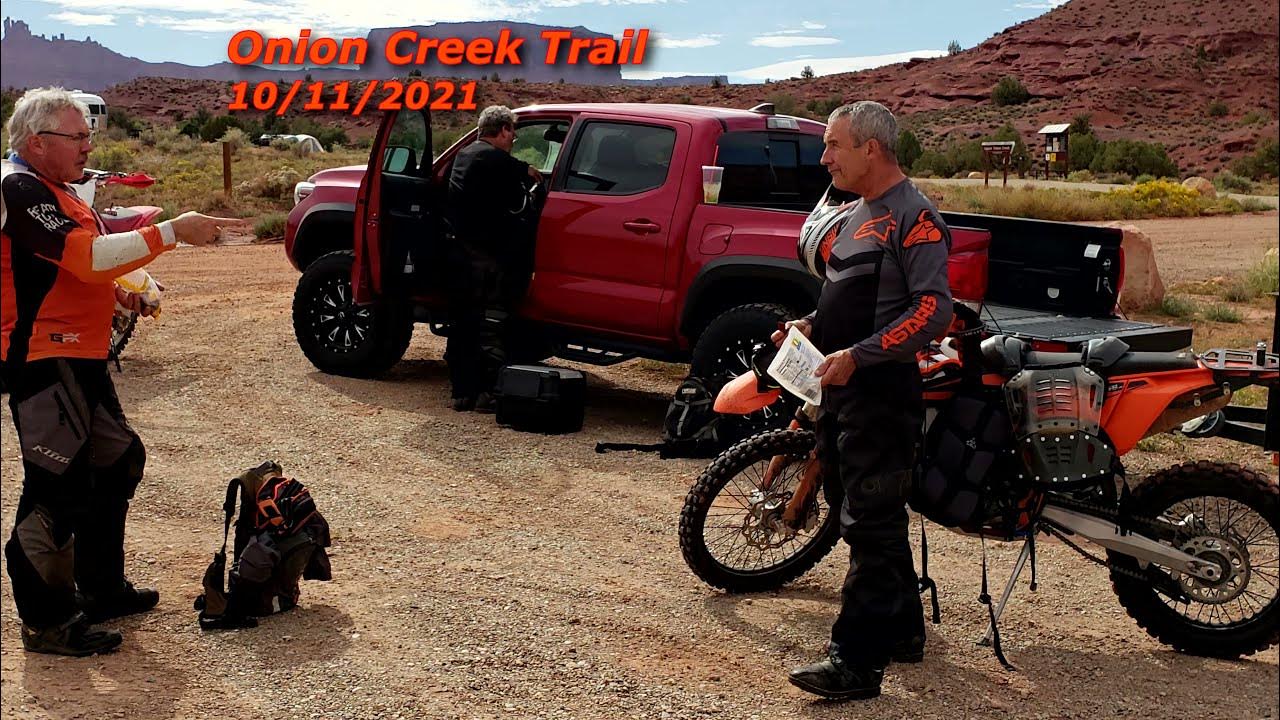 MOAB Onion Creek Trail 4K 10/11/2021 YouTube