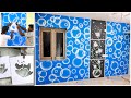 Wall painting ideas for spray using Cardboard