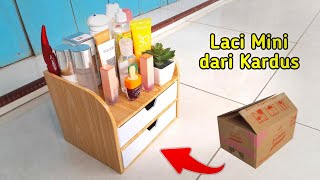 TUTORIAL MEMBUAT LACI MINI DARI KARDUS