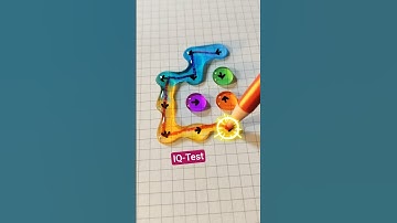 Nối tất cả các giọt nước theo chiều mũi tên #iqtest #quiz #games