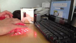 Magic Cube - laser keyboard - typing speed test