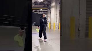 Angel Reese arrives for Indiana Fever Game
