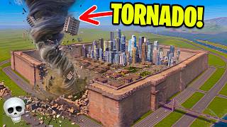 World's BIGGEST City VS 1000MPH TORNADO in City Skylines 2!
