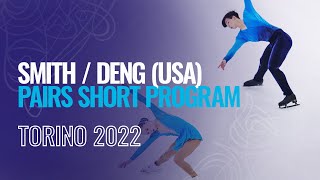 SMITH / DENG (USA) | Pairs Short Program | Torino 2022 | #JGPFigure