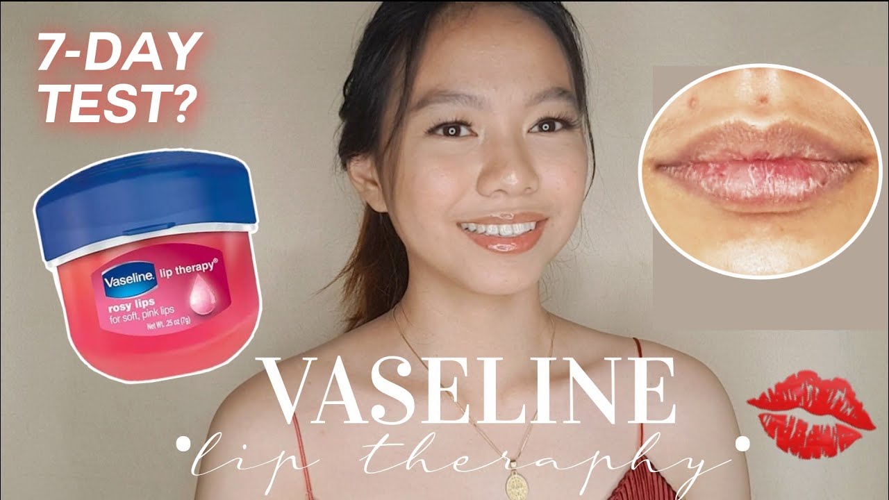 VASELINE LIP THERAPY REVIEW (solution for dry and dark lips?) | Hello Katy